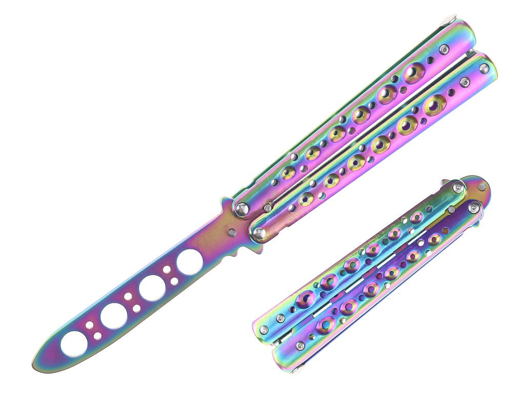 Butterfly Balisong Trainer Knife. Dull Blade Stainless steel Practice Knife.