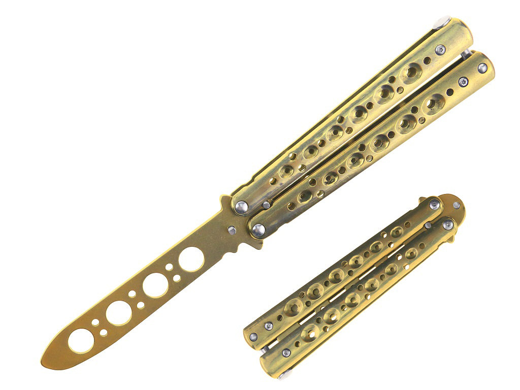 Butterfly Balisong Trainer Knife. Dull Blade Stainless steel Practice Knife.