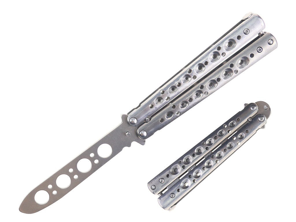 Butterfly Balisong Trainer Knife. Dull Blade Stainless steel Practice Knife.